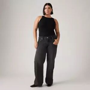 Levi 569 Women's Black Loose Straight Fit Jeans‎